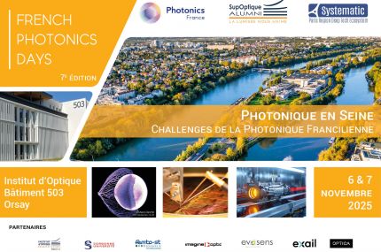 [Évènement] French Photonics Days 2025 - Ouverture des inscriptions